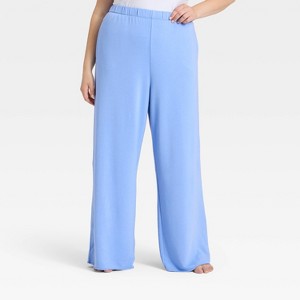 Women's French Terry Fleece Wide Leg Lounge Pants - Wild Fable™ - 1 of 3