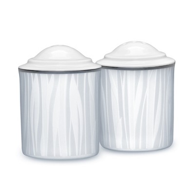 Noritake Glacier Platinum Salt & Pepper Shakers