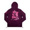 Jojo's Bizarre Adventure Giorno & Gold Experience Long Sleeve Purple Hooded Anorak - 2 of 4