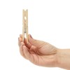 Juvale 100 Pack Large Wooden Clothes Pins for Laundry, Clothespins, 4 Inch Wood Clothespins for Crafts Bulk - image 4 of 4