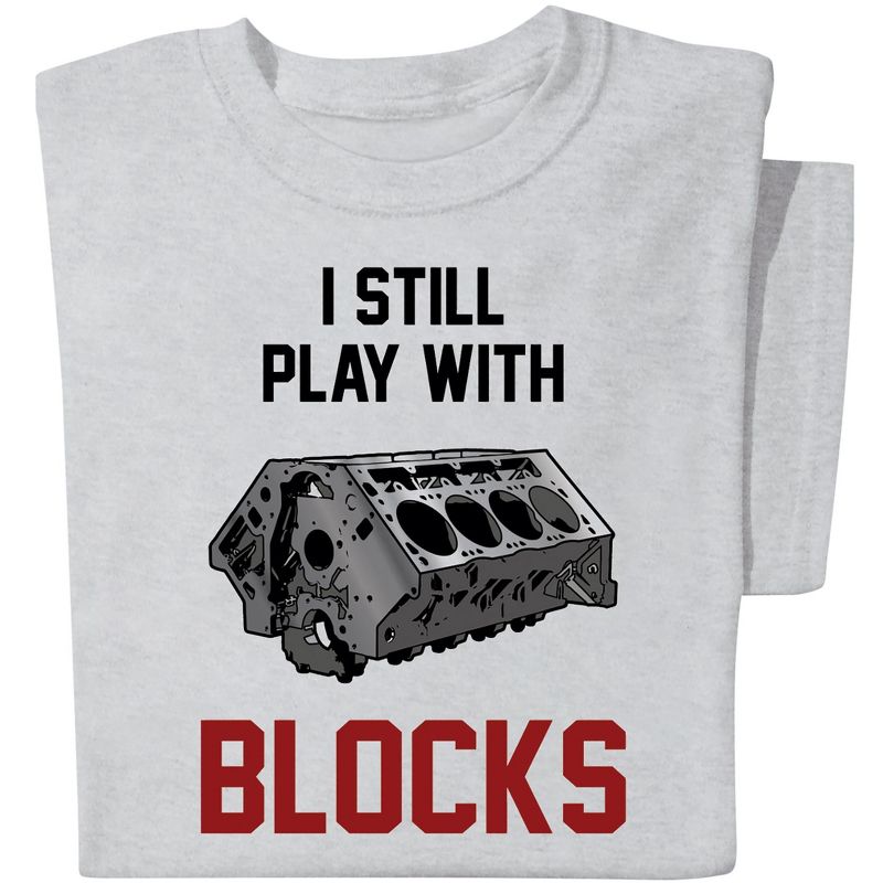 Collections Etc Still Play With Blocks T-shirt, 1 of 5