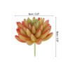 Unique Bargains Small Unpotted Realistic Textured Garden Decorations Artificial Succulent Plant - 2 of 4
