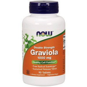 Double Strength Graviola 1000 mg by Now Foods  -  90 Tablet - 1 of 2