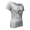 NBA San Antonio Spurs Women's Short Sleeve Burnout Scoop T-Shirt - 3 of 4