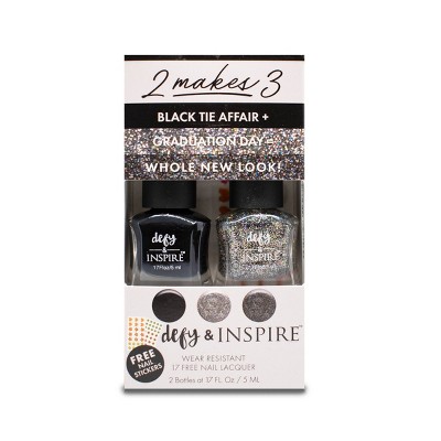 Defy & Inspire™ 2 Makes 3 Duo Nail Art Kit - 2ct