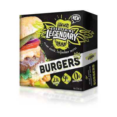 Everything Legendary Plant-Based Burgers - 8oz