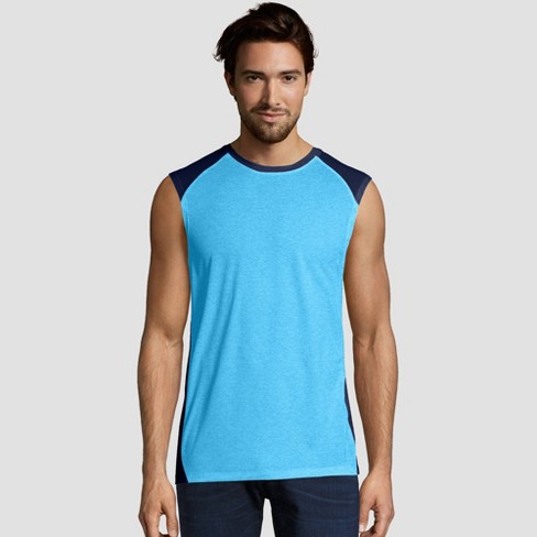 Men's Sleeveless Performance T-shirt - All In Motion™ Blue M : Target