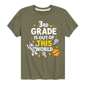 Boys' - Dr. Seuss - Third Grade Out Of This World Short Sleeve Graphic T-Shirt - 1 of 4