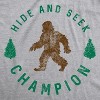Womens Hide And Seek Champion T shirt Funny Bigfoot Sasquatch Vintage Graphic - Crazy Dog Women's T Shirt - 2 of 4