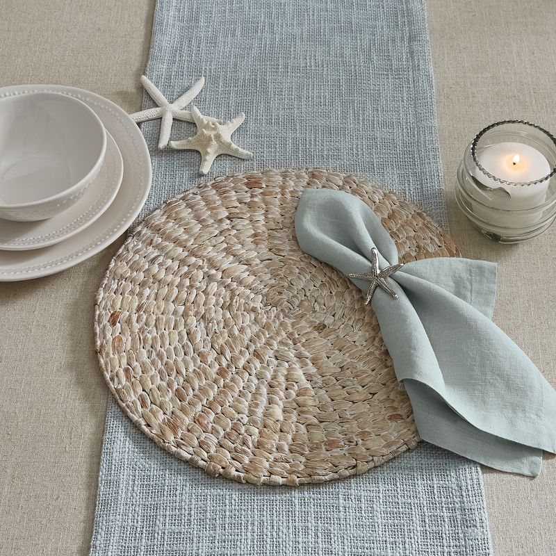 Split P Braided Hyacinth Round Placemat Set of 4, 2 of 6