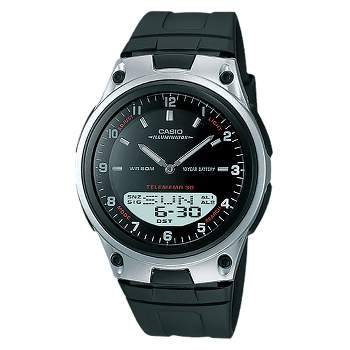 Casio Men's 10 Year Battery Stainless Steel Digital Watch - Silver  (ae2000wd-1av) : Target