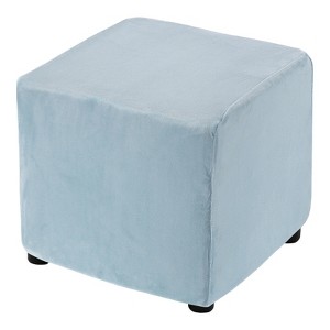 Unique Bargains Elastic Living Room Bedroom Square Foot Stool Cover - 1 of 4