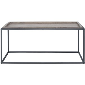 Andey Coffee Table - COF2001A - Brown/Black - Safavieh - 1 of 4