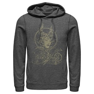 Men's Sleeping Beauty Maleficent Twisted Queen Pull Over Hoodie - 1 of 3
