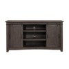 Sierra 65" Solid Wood TV Stand Gray Finish - Martin Svensson Home - 3 of 4
