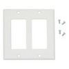 Built Industrial 20 Pack Standard Light Switch Plates and Outlet Covers, 1-Gang, 2-Gang, Blank Guard, Duplex Receptacle, White - 3 of 4