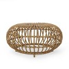 Sapphtopaz Outdoor End Table Modern Outdoor Rattan End Table Outdoor Side Table, Wicker Patio Table Small Table for Backyard, Balcony, Porch - 4 of 4