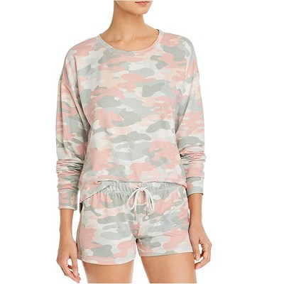 P.J. Salvage Womens Camo Pajama Sleep T-shirt