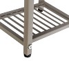 Honey-Can-Do 5-Tier Over the Toilet Steel Storage Shelf Silver: Space Saver, Fixed Shelves, Anti-Tip Design - 4 of 4
