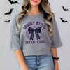 Simply Sage Market Coquette Spooky Witch Social Club Garment Dyed Tee - 2 of 4