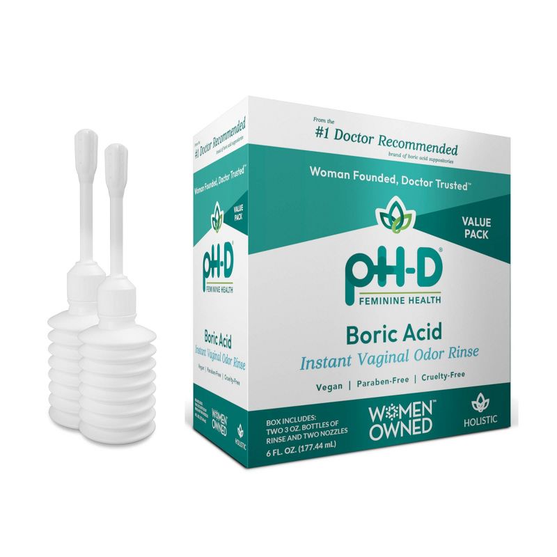 pH-D Feminine Health Boric Acid Instant Rinse - 2pk, 3 of 8