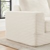 112.6" Corduroy L-Shaped Modular Floor Sectional Sofa Left Chaise - 3 of 4