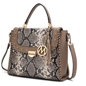 MKF Collection Lilli Vegan Leather Satchel Bag for Women by Mia K - 1 of 4