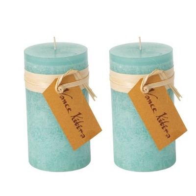 6" Vance Kitira Timber Candle Set of 2