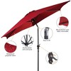 Costway 10ft Patio Umbrella Outdoor W/ 59 LBS Heavy-Duty Round Umbrella Stand - 4 of 4