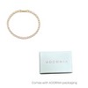 Adornia 14k Yellow Gold Plated Crystal Bezeled Tennis Bracelet - 4 of 4