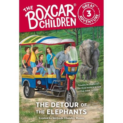 The Detour of the Elephants, 3 - (Boxcar Children Great Adventure) by  Gertrude Chandler Warner (Paperback)