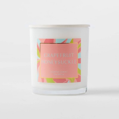 5oz Glass Jar Grapefruit Honeysuckle Candle - Opalhouse™