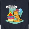 Men's - Garfield - Birthday's Make Me Old Graphic Fleece Sweatshirt - 2 of 4