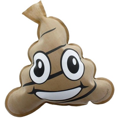 Poop emoji outlet pillow