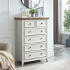 Racxily 6-Drawer Dresser, Farmhouse Storage Cabinet for Living Room & Closet. - 4 of 4