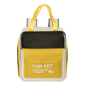 Unique Bargains Pet Portable Travel Backpack Carrier for Small Cats Pet Dog 1 Pc - 1 of 4