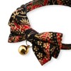 Necoichi Gilded Gold Bow Tie Cat Collar - 2 of 4