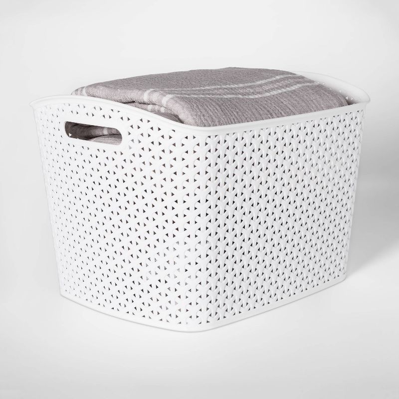 Y-Weave XL Curved Decorative Storage Basket - Brightroom™, 2 of 13