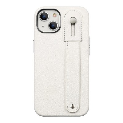 SaharaCase FingerGrip MagSafe Phone Case for iPhone 15 Plus Shock Absorbing White (CP00453)