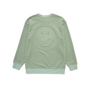 Samii Ryan | Smiley Thermal Crewneck , Green - 1 of 1
