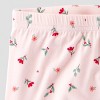 Carter's Just One You® Toddler Girls' 2pc Holiday Floral Short Sleeve Comfy Soft Pajama Set - Pink - 4 of 4