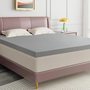 MAYEERTY 2 Inch King Mattress Topper - Gel Memory Foam, Cooling Double Bed Topper for Soft Sleep, Pressure Relief, CertiPUR-US - 1 of 4