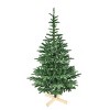 Green LED Artificial Christmas Tree with PE/PVC Mixed Branches, Fireproof PVC Material, Hinged Foldable Design with Sturdy Pole and Base - 2 of 4