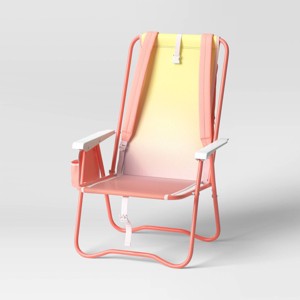 Backpack Chair Pink Ombre - Sun Squad™ - 1 of 4