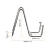 Unique Bargains Iron Durable Picture Frame Book Decorative Easels or Plate Stands 5 Pcs - 2 of 4