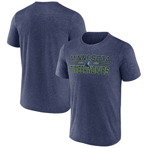 Nba Minnesota Timberwolves Men's Short Sleeve Drop Pass Performance T-shirt  : Target