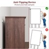 Farmhouse 6-Drawer Double Dresser, Dresser for Bedroom, Chest of Drawers with 6 Storage Drawers, 47.2" W × 15.8" D × 32.1" H - 4 of 4