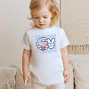 The Juniper Shop SmileyWorld Patriotic Checkered Peace Toddler Short Sleeve Tee - 3 of 4