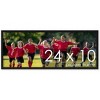 PosterPalooza | Panoramic Simple Black Picture Frame - UV Acrylic, Foam Board Backing, Hanging Hardware - 2 of 4