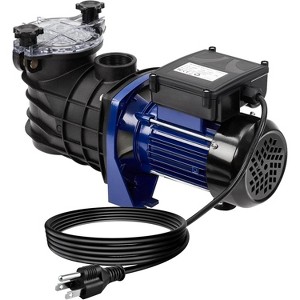 550W Single Speed Pool Pump for In-Ground and Above-Ground Pools, 115V High Flow Water Pump with 2641 GPH, Includes Filter Basket for Family Use - 1 of 4
